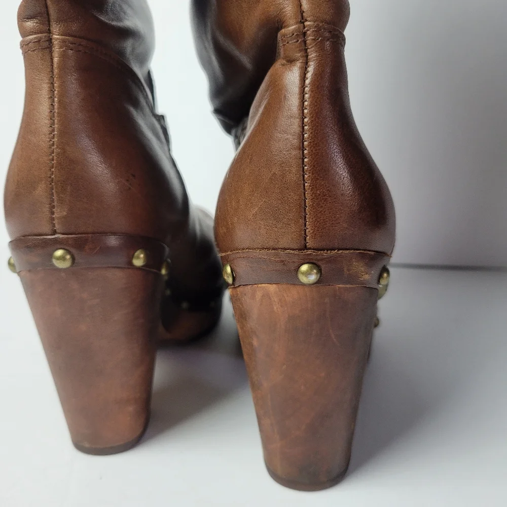 UGG Savana Leather Boots Size 6 - Picture 6 of 14